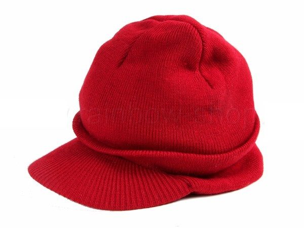 Strickmtze mit Schirm Visor Beanie Modell 41k
