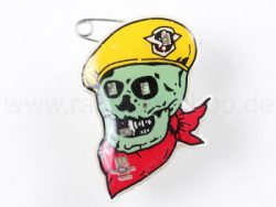 Blinky Magnet Anstecker Totenkopf Soldat