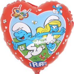 Foil balloon Smurfs