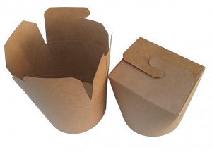 Cardboard box, noodle box, gyros box, kebab box, Asia box 100 pi