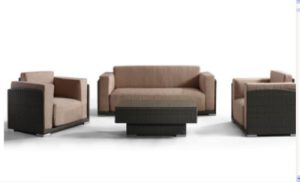 Poly Rattan Lounge Gruppe 4 teilig