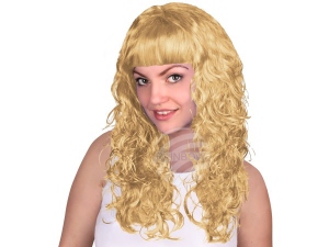 Percke lockig weiss/blond