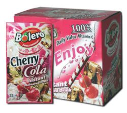 Bolero fruit beverage powder Cherry Cola