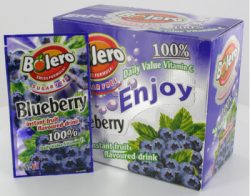 Bolero fruit beverage powder blueberry