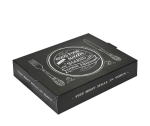 Snack box best meal cardboard 23x16x5.5cm 325 pieces