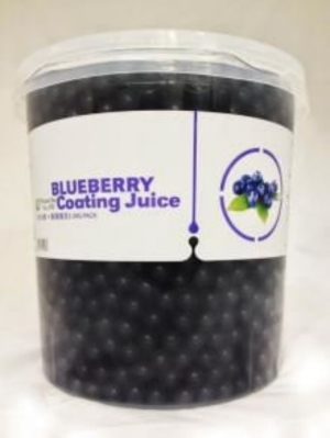 Bubble Tea Popping Boba Bubbles Blaubeeren