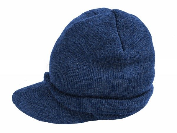 Strickmtze mit Schirm Visor Beanie Modell 41e