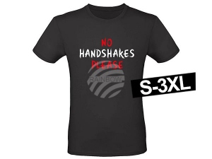 Motif T-shirt black model Shirt-009