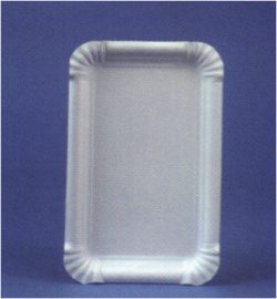 Teller Pappe eckig 11cm