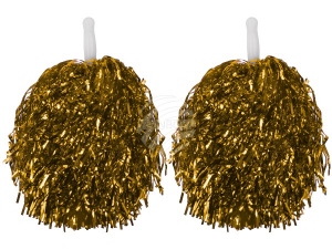 Cheerleader Pom Pom Dance whisk gold