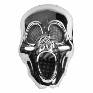 Mscara de carnaval Crneo horror plata MAS-35A