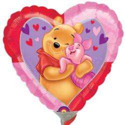 Folienballon Pooh mit Ferkel