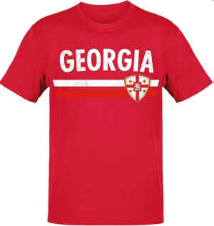 WM 2026 T-Shirt inklusive Druck Georgien