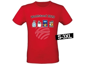 Koszulka z motywem czerwona Model Shirt-003c