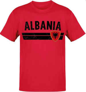 WM 2026 T-Shirt inklusive Druck Albanien