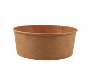 Salad and snack bowl to go made of cardboard 750ml 500 pieces
