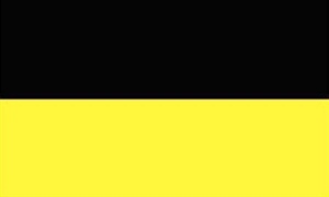 Fahne Mnchen schwarz gelb