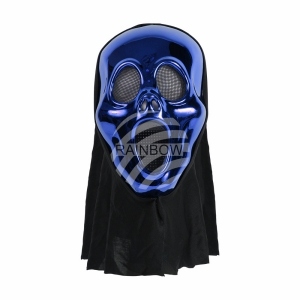 Karnevalsmaske Horror blau MAS-36C