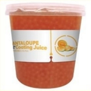 Bubble Tea Popping Boba Bubbles Meln cantalupo