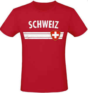 WM 2026 T-Shirt inklusive Druck Schweiz