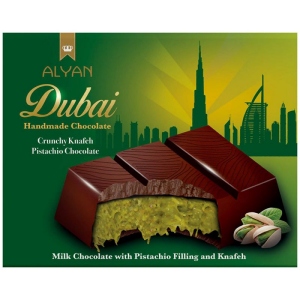 Dubai Schokolade Pistazie 100 gr. Packung MHD 11/2025
