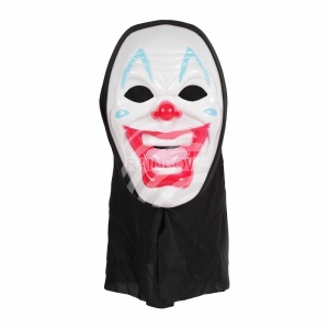 Karnevalsmaske Clown weiss MAS-44