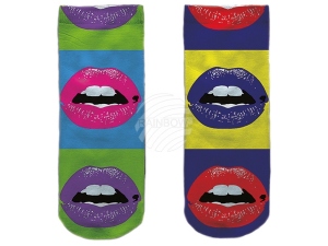 Motif-Socks Mouth abstract
