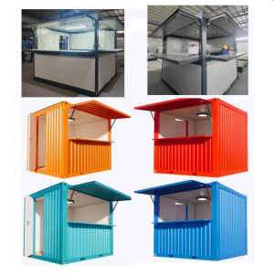 Container 1 x 10-Fuss Gastro H�tte / Verkauf H�tte