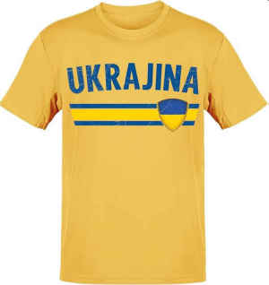 WM 2026 T-Shirt inklusive Druck Ukraine