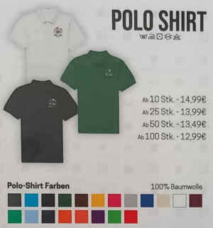 Polo Shirt inklusive Druck Ihr eigenes Motiv