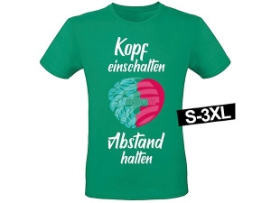Camiseta con motivo verde Modelo Shirt-004f