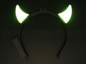 Hair Circle Luminous horns yellow neon
