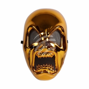 Mscara de carnaval horror oro MAS-33D