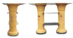 Sulentisch hellbraun 117 cm