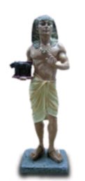 gypter mit Figur hellhutig  59 cm