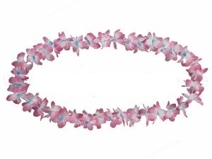 Hawaii chains flower necklace classic blue white pink