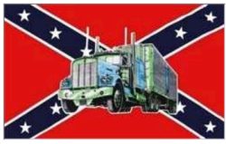 Flag Southern States with truck