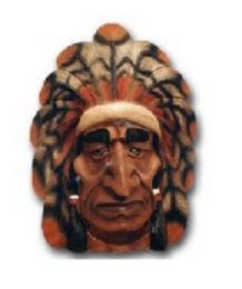Indianin wodz K224