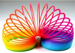 Regenbogenspirale 8x6cm,