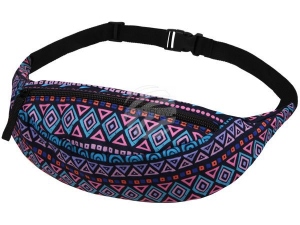Grteltasche Hipbag Azteken Muster schwarz