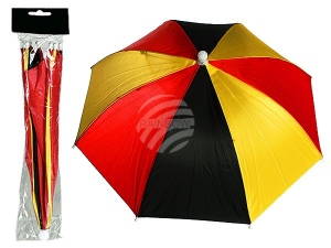 Head rain and sunshades Germany flag