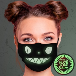 Atemschutzmaske mit Motiv Glow in the dark MASK-076