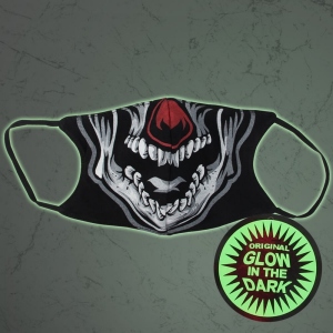 Maska ochronna z motywem Swieca w ciemnosci MASK-060