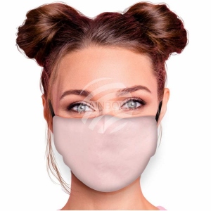 Verstellbare Motivmaske einfarbig Hautfarbe AM-540