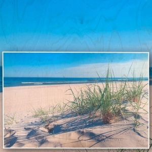 Your personal photo printed on wood, Picture 50x50 cm