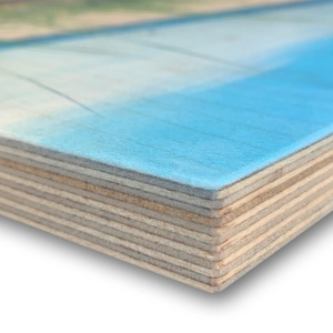 Your personal photo printed on wood, Picture 30x30 cm