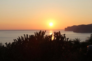 Picture sunset in Mallorca 100x58 cm
