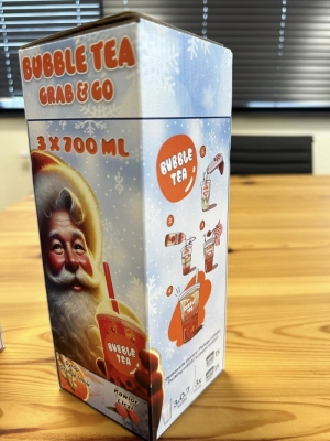 Bubbletea Grab&Go Caja Christmas Edition 3x700ml