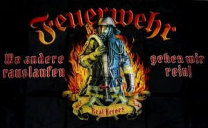 Flag Fire Department Real Heroes