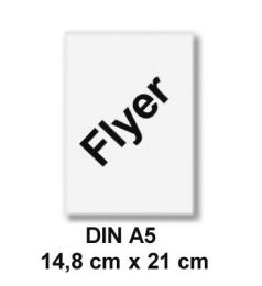 Flyer Image print glossy A5